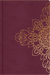 Front cover_Burgundy with Floral Motif, Journal