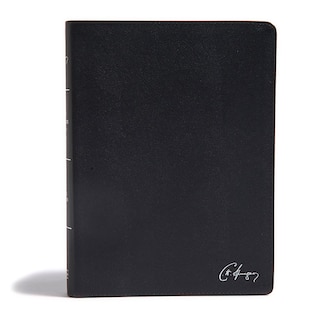 Front cover_KJV Spurgeon Study Bible, Black Genuine Leather