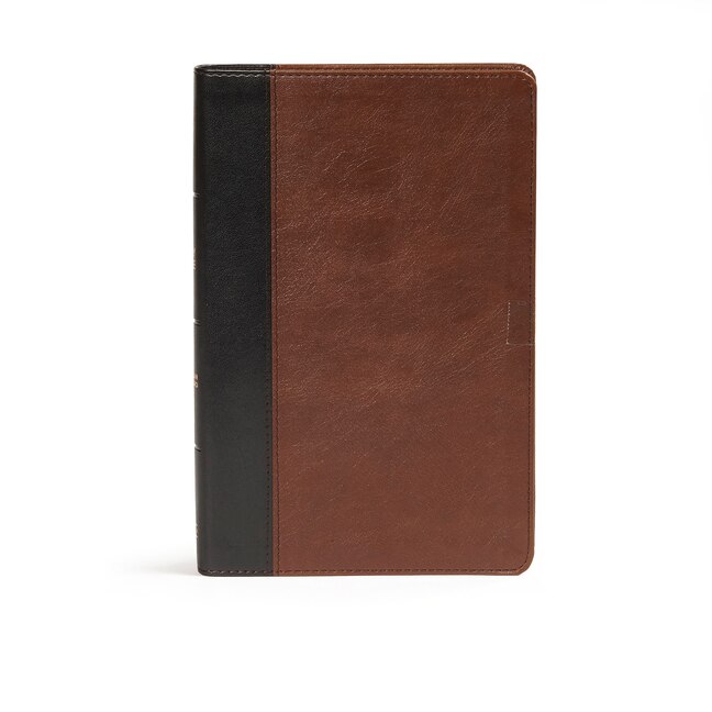 Front cover_Csb Ultrathin Bible, Espresso/black Leathertouch Indexed