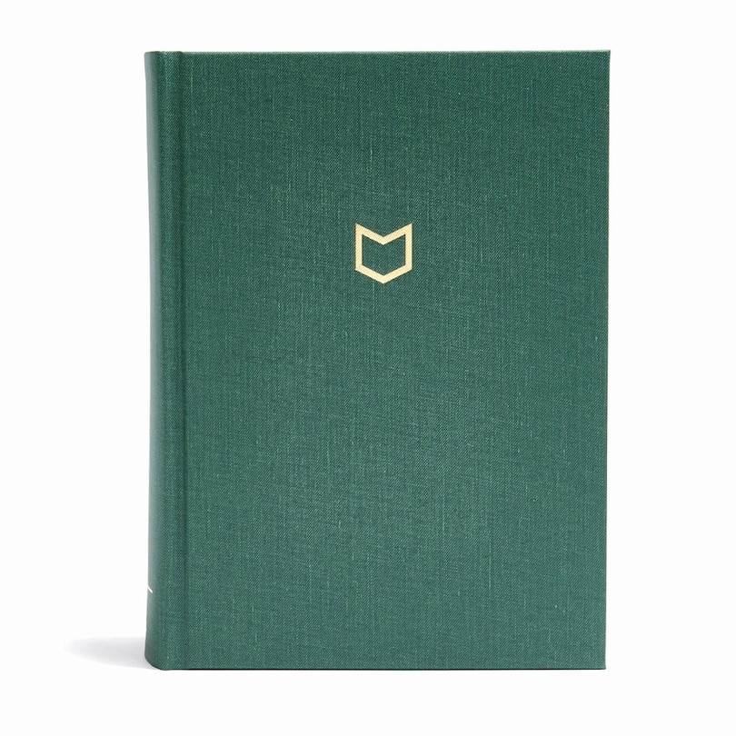 Couverture_CSB He Reads Truth Bible, Evergreen Cloth Over Board, Indexed