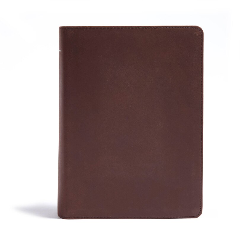 Front cover_Csb He Reads Truth Bible, Brown Genuine Leather