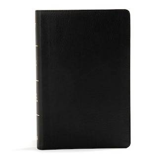 Front cover_Kjv Large Print Personal Size Reference Bible, Black Leathertouch