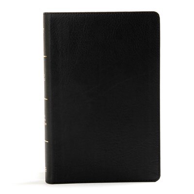 Front cover_Kjv Large Print Personal Size Reference Bible, Black Leathertouch Indexed