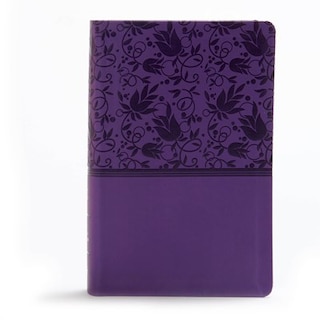 Front cover_Kjv Large Print Personal Size Reference Bible, Purple Leathertouch Indexed