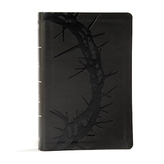 Front cover_Kjv Large Print Personal Size Reference Bible, Charcoal Leathertouch Indexed