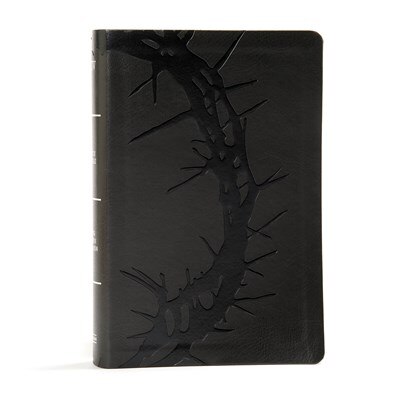 Front cover_Kjv Large Print Personal Size Reference Bible, Charcoal Leathertouch Indexed