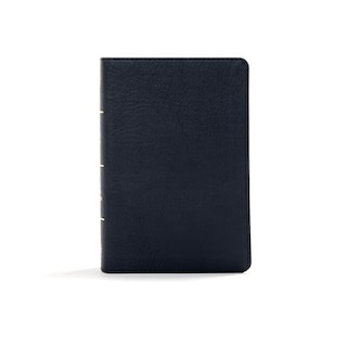Front cover_Kjv Large Print Compact Reference Bible, Black Leathertouch