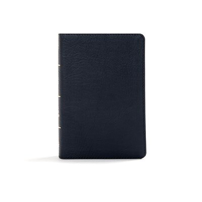 Front cover_Kjv Large Print Compact Reference Bible, Black Leathertouch