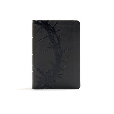 Front cover_Kjv Large Print Compact Reference Bible, Charcoal Leathertouch