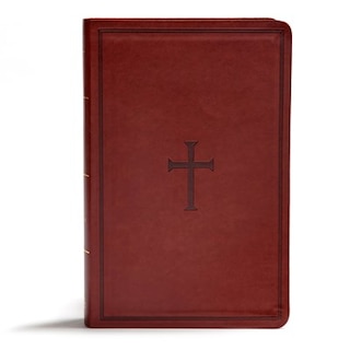 Front cover_Kjv Giant Print Reference Bible, Brown Leathertouch