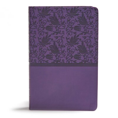 Front cover_Kjv Giant Print Reference Bible, Purple Leathertouch
