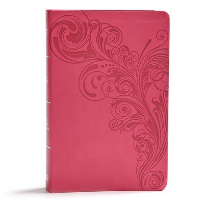 Front cover_Kjv Giant Print Reference Bible, Pink Leathertouch, Indexed