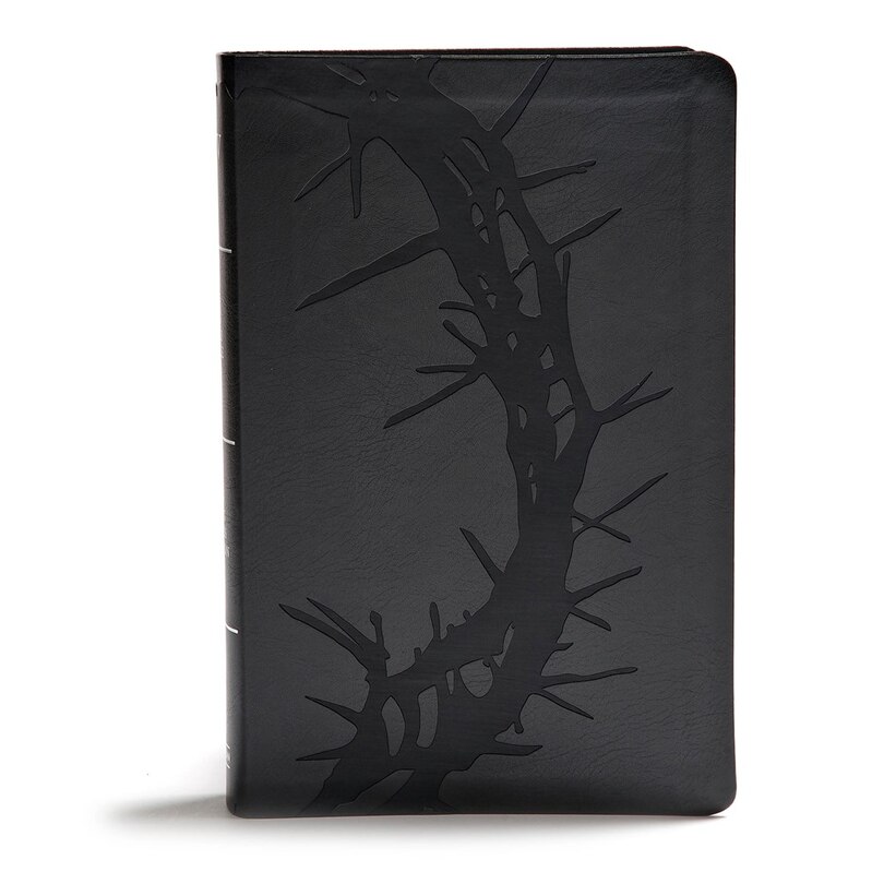 Couverture_Kjv Giant Print Reference Bible, Charcoal Leathertouch