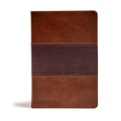 Front cover_Kjv Giant Print Reference Bible, Saddle Brown Leathertouch, Indexed