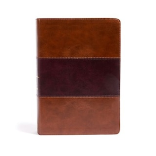 Couverture_Kjv Super Giant Print Reference Bible, Saddle Brown Leathertouch, Indexed