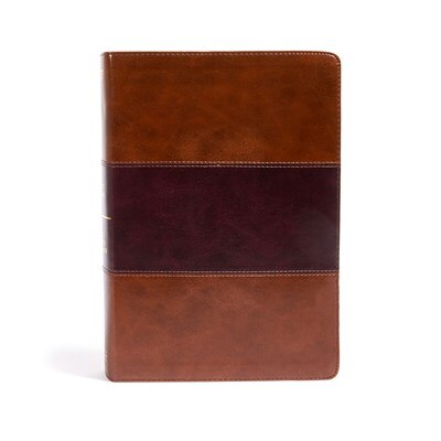 Couverture_Kjv Super Giant Print Reference Bible, Saddle Brown Leathertouch, Indexed