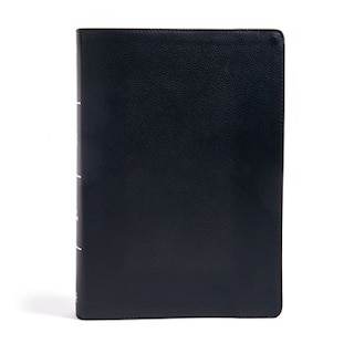 Couverture_Kjv Super Giant Print Reference Bible, Black Genuine Leather, Indexed
