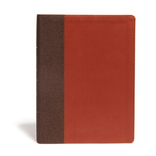 Front cover_CSB Life Essentials Interactive Study Bible, Brown LeatherTouch