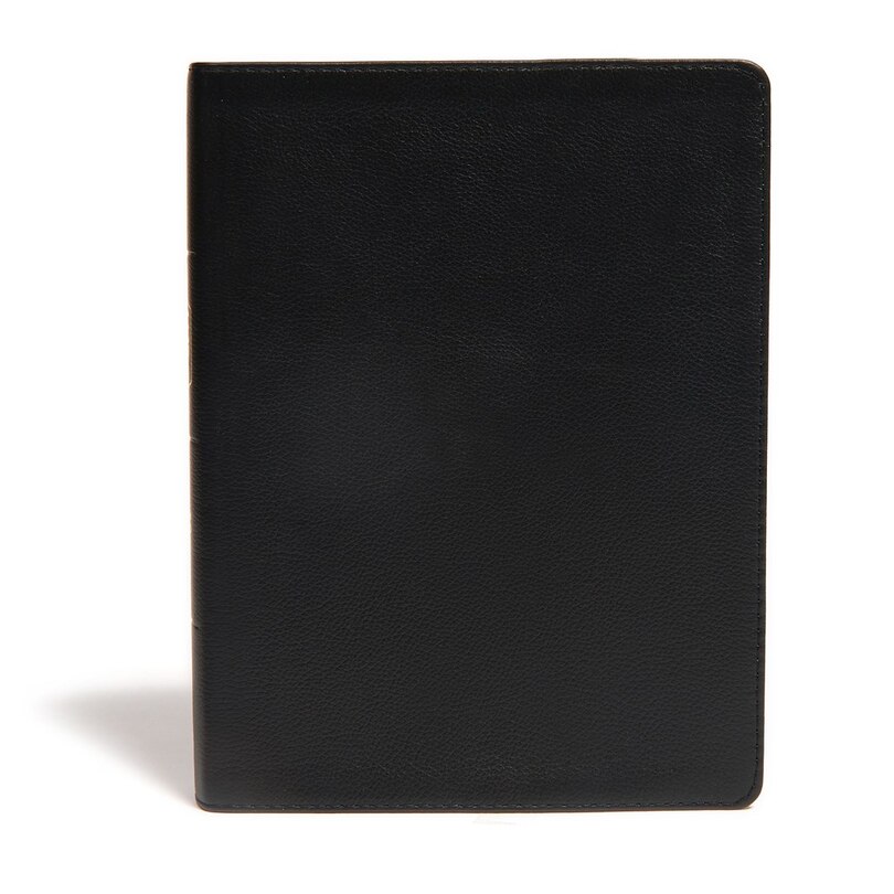 Front cover_CSB Life Essentials Interactive Study Bible, Black Genuine Leather, Indexed