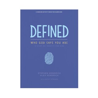 Front cover_Defined: Who God Says You Are - Older Kids Activity Book