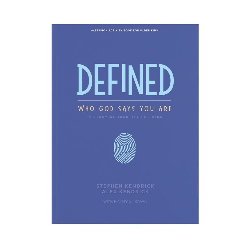 Front cover_Defined: Who God Says You Are - Older Kids Activity Book