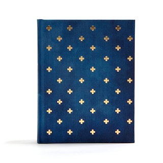 Front cover_Csb Notetaking Bible, Navy/cross Cloth-over-board