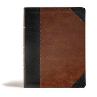 Front cover_CSB Tony Evans Study Bible, Black/Brown LeatherTouch, Indexed