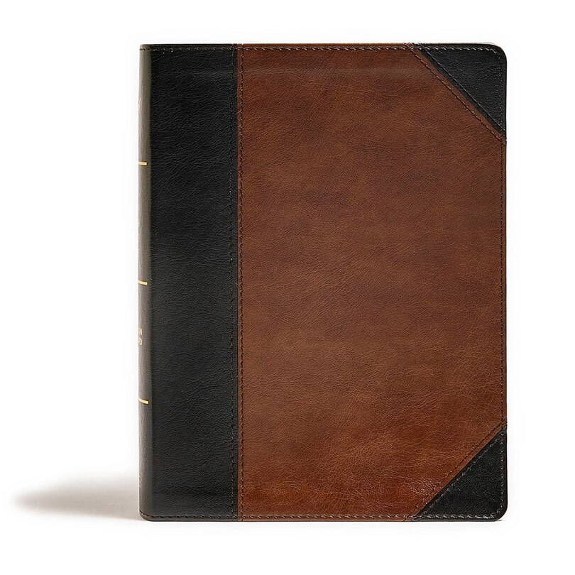 Front cover_CSB Tony Evans Study Bible, Black/Brown LeatherTouch, Indexed