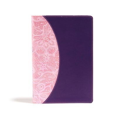 Front cover_KJV One Big Story Bible, Pink/Purple LeatherTouch