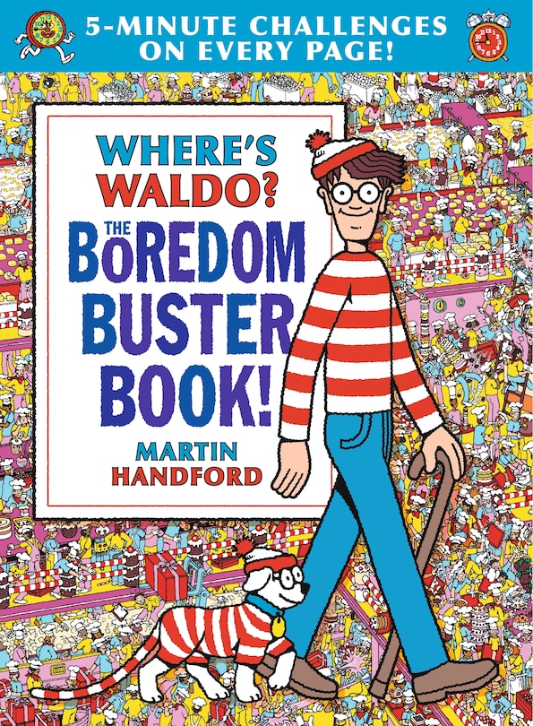 Front cover_Where's Waldo? The Boredom Buster Book: 5-Minute Challenges
