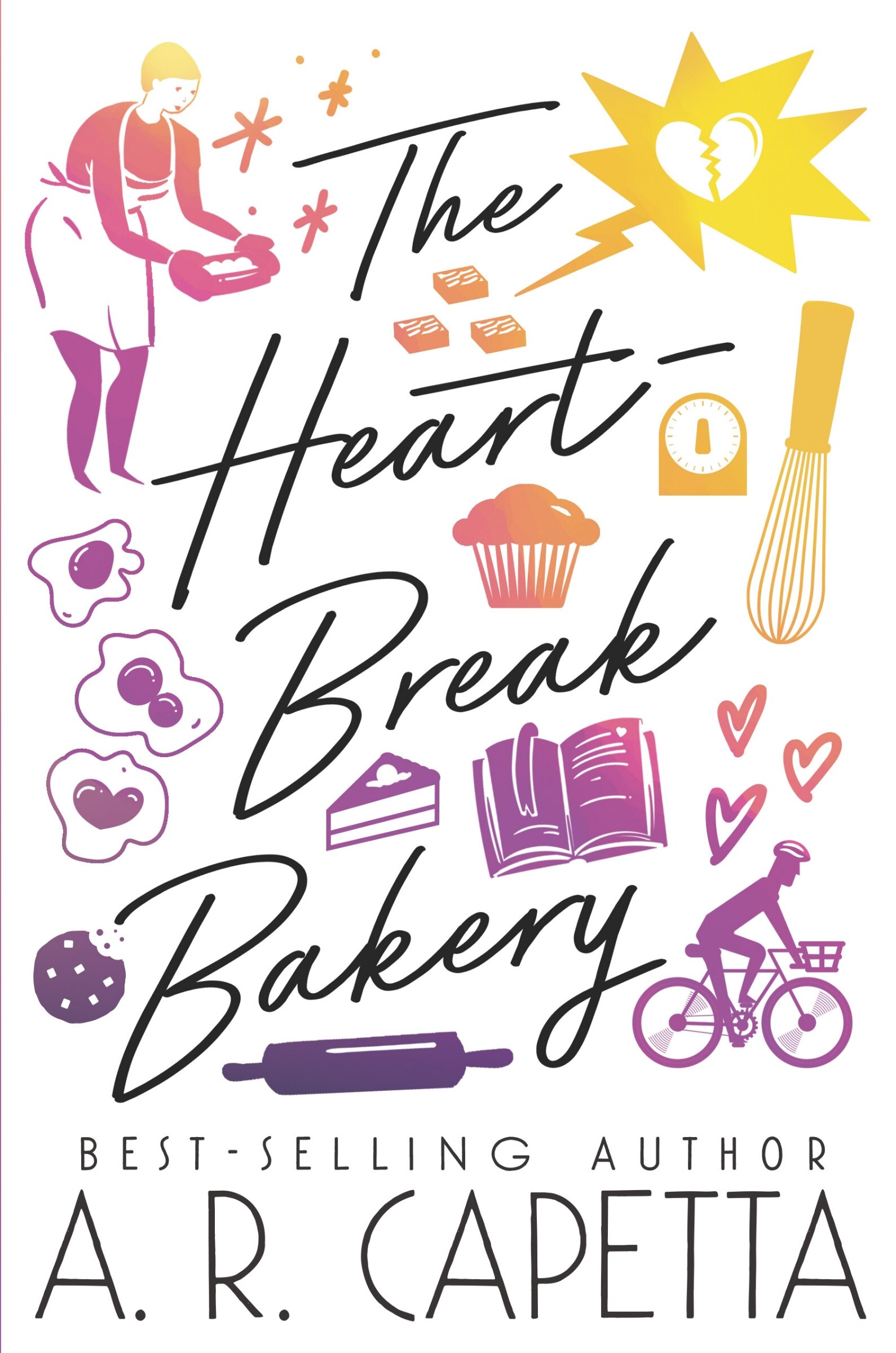 The cover of The Heartbreak Bakery by A.R. Capetta.