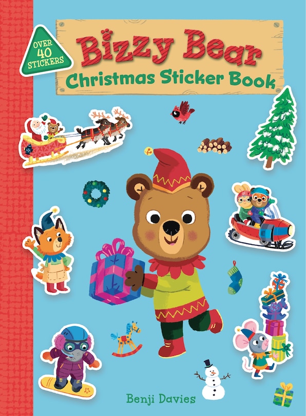 Front cover_Bizzy Bear: Christmas Sticker Book