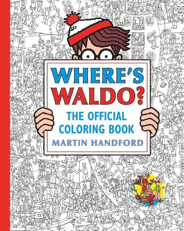 Front cover_Where's Waldo? The Official Coloring Book