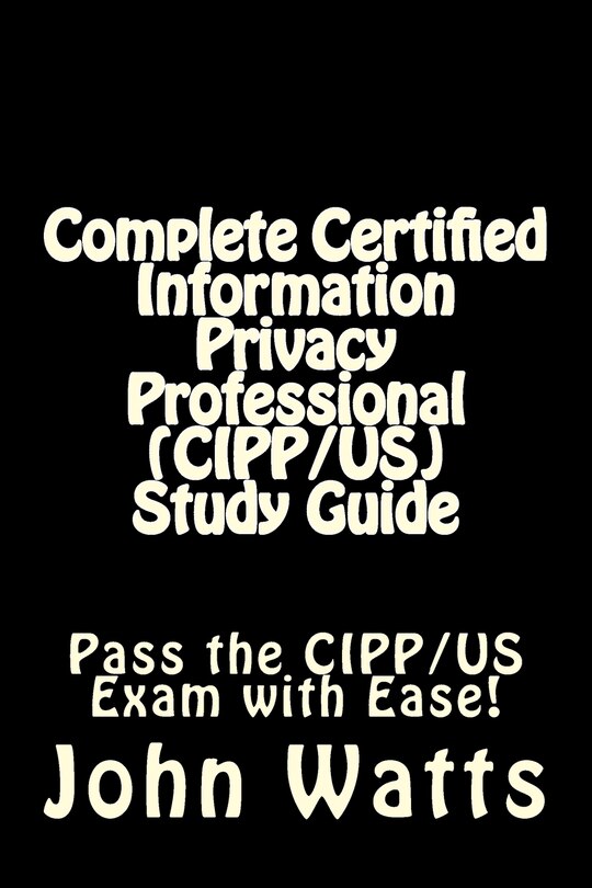 Couverture_Complete Certified Information Privacy Professional (CIPP/US) Study Guide
