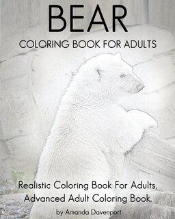 Front cover_Bear Coloring Book For Adults