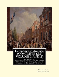 Front cover_Democracy in America, By Alexis de Tocqueville, translated By Henry Reeve
