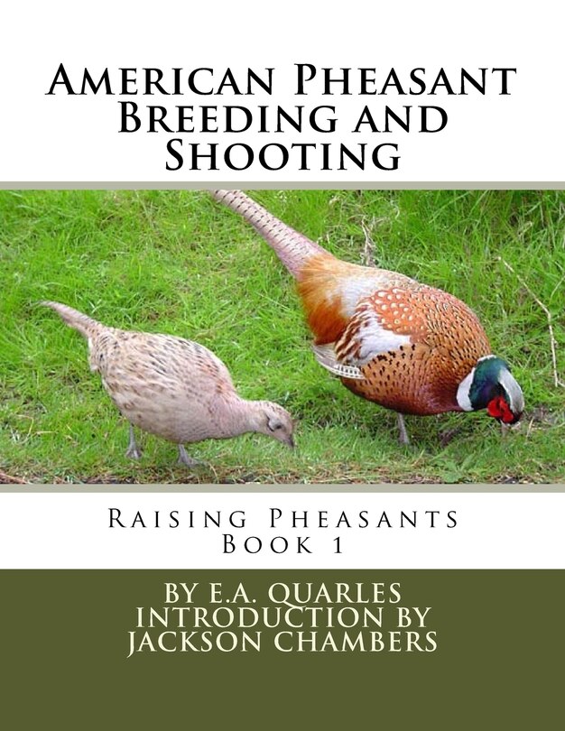 Front cover_American Pheasant Breeding and Shooting