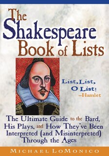 Front cover_The Shakespeare Book of Lists, Second Edition