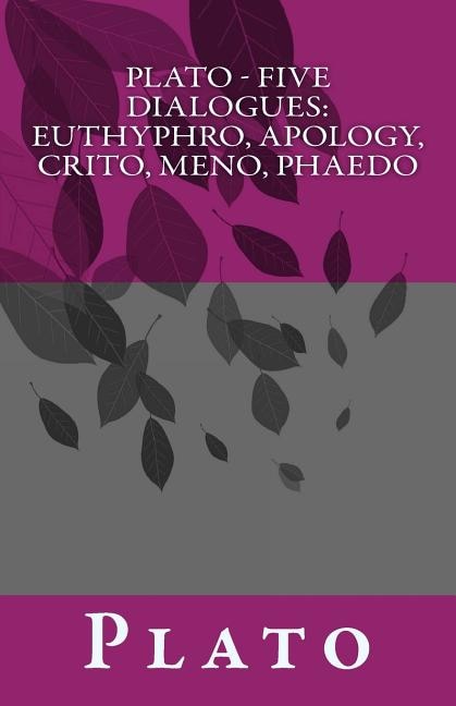 Front cover_Plato - Five Dialogues