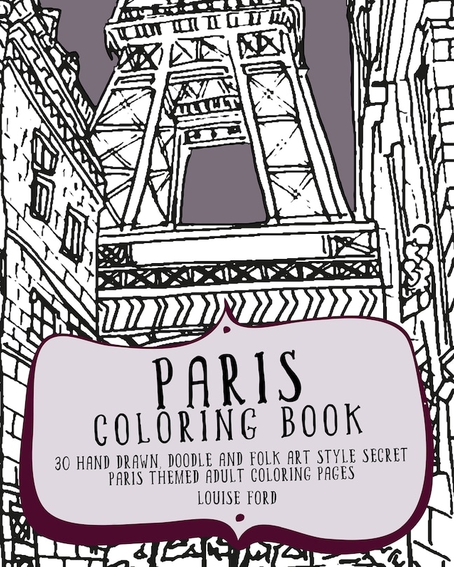 Front cover_Paris Coloring Book