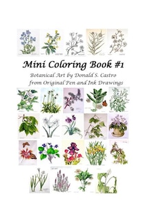 Front cover_Mini Botanical Art Coloring Book