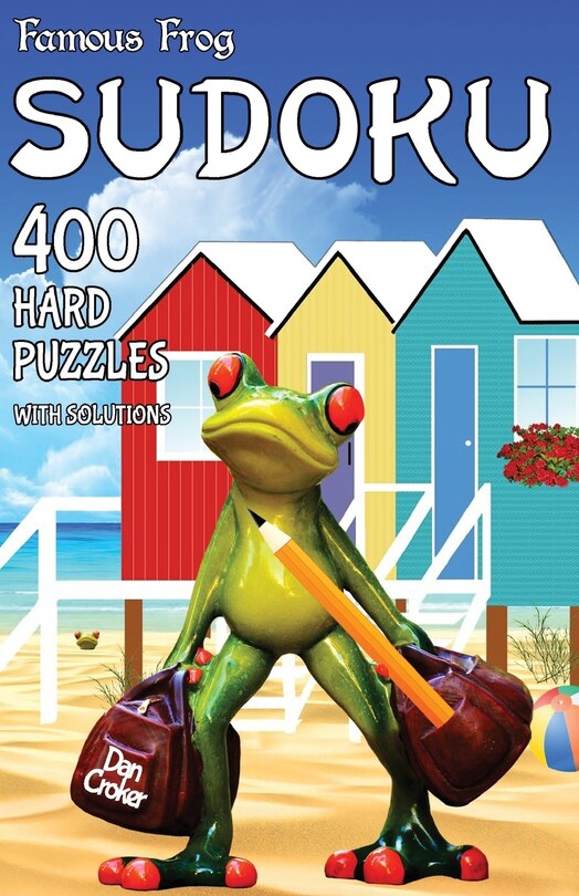 Front cover_Famous Frog Sudoku 400 Hard Puzzles With Solutions