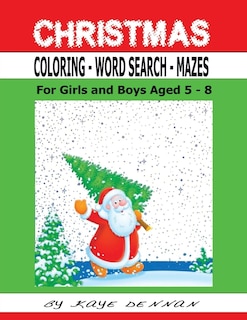 Couverture_Christmas Coloring - Word Search - Mazes