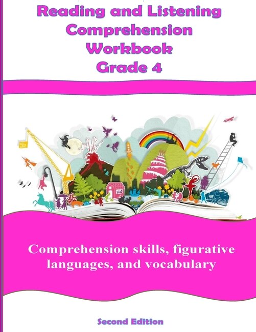 Front cover_Reading and Listening Comprehension Grade 4 Workbook