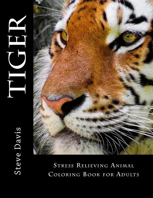 Front cover_Tiger Adult Coloring Book