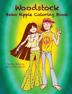 Front cover_Woodstock Boho Hippie Coloring Book