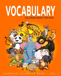 Front cover_Vocabulary Coloring Book for Kids