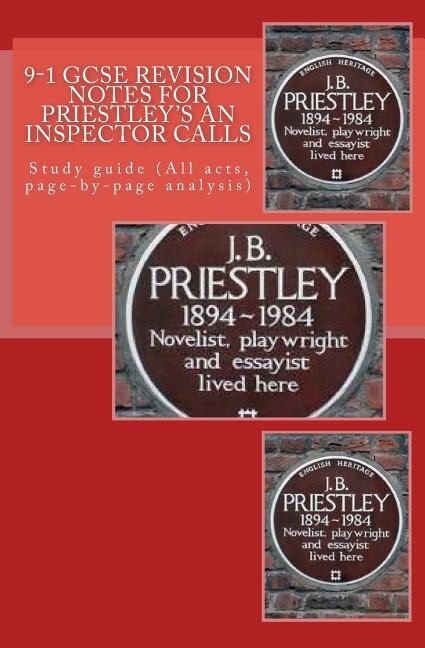 Couverture_9-1 GCSE REVISION NOTES for PRIESTLEY'S AN INSPECTOR CALLS