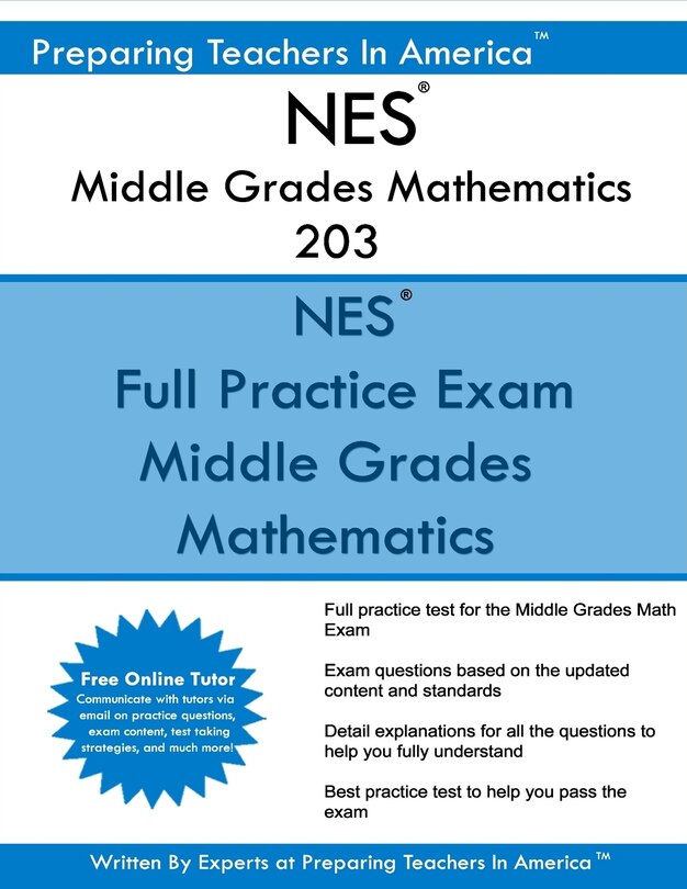 Front cover_NES Middle Grades Mathematics 203