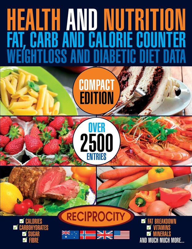 Front cover_Health & Nutrition, Compact Edition, Fat, Carb & Calorie Counter